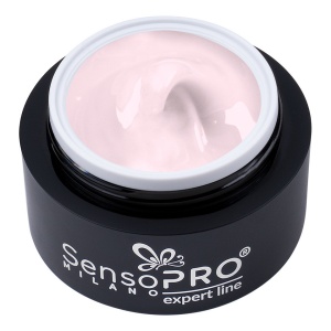 Gel Constructie Unghii Expert Line SensoPRO Milano 30ml, Milky Pink