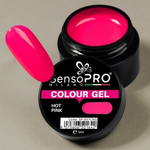 Gel UV Colorat SensoPRO Milano Hot Pink, 5ml - Img 3