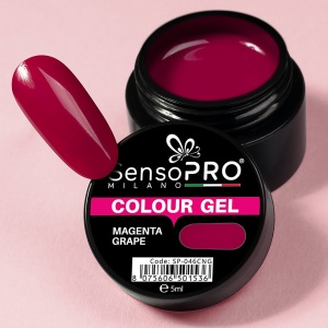 Gel UV Colorat SensoPRO Milano Magenta Grape, 5ml - Img 3