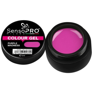 Gel UV Colorat SensoPRO Milano Purple Madness, 5ml