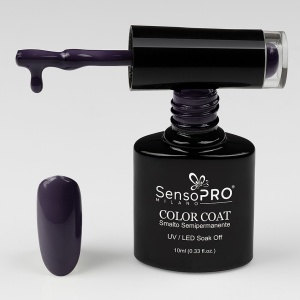 Oja Semipermanenta SensoPRO Milano, 121 Dark Purple Pearl, 10ml - Img 2