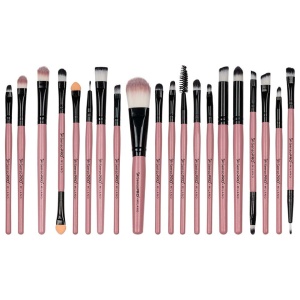 Pensule Machiaj SensoPRO Milano Travel Pink, Set 20 + Cadou - Img 2