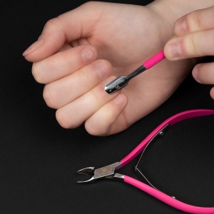 Set Manichiura / Pedichiura Cleste Unghii si Instrument Cuticule SensoPRO Milano, Pink - Img 3