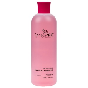 Soak-Off Remover SensoPRO Milano Strawberry, 500ml