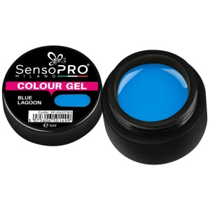 Gel UV Colorat SensoPRO Milano Blue Lagoon, 5ml