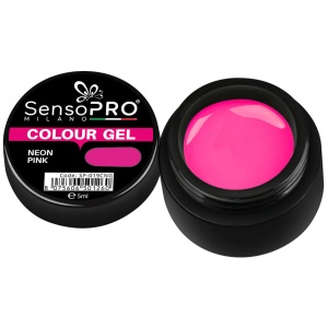 Gel UV Colorat SensoPRO Milano Neon Pink, 5ml