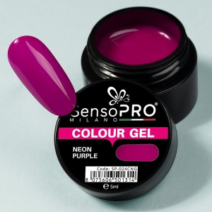 Gel UV Colorat SensoPRO Milano Neon Purple, 5ml - Img 3