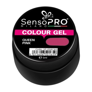 Gel UV Colorat SensoPRO Milano Queen Pink, 5ml - Img 2