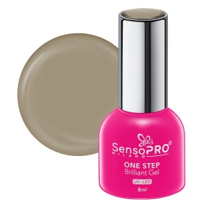 Oja Semipermanenta One Step Brilliant Gel SensoPRO Milano, 45 Coffee Crush, 8ml
