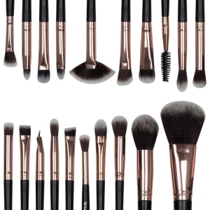 Pensule Machiaj SensoPRO Milano Black Gold, Set 20 + Borseta Cadou - Img 2