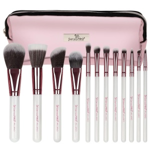 Pensule Machiaj SensoPRO Milano Deluxe, Set 12 + Borseta CADOU - Img 5