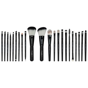 Pensule Machiaj SensoPRO Milano Travel All Black, Set 22 + Cadou - Img 3