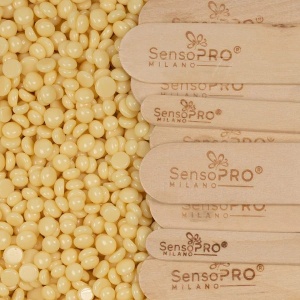 Ceara Epilat Elastica Granule SensoPRO Milano White Chocolate, 1000g - Img 2