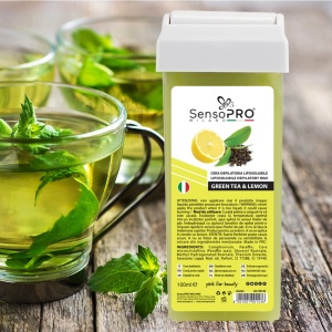 Ceara Epilat Unica Folosinta SensoPRO, Rezerva Green Tea si Lemon 100ml - Img 2