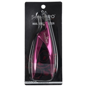 Cleste Unghii tip ghilotina pentru tipsuri SensoPRO Milano, Hot Pink - Img 2