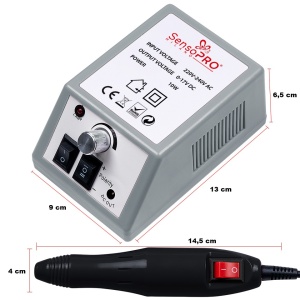 Freza Unghii Profesionala SensoPRO Milano Star Nails 20000 RPM, Gri - Img 5