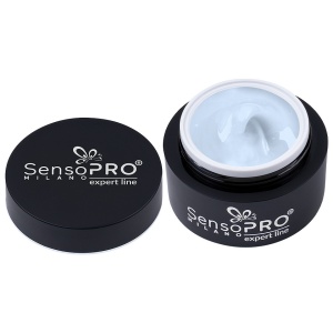 Gel Constructie Unghii Expert Line SensoPRO Milano 15ml, Shimmer Blue - Img 3
