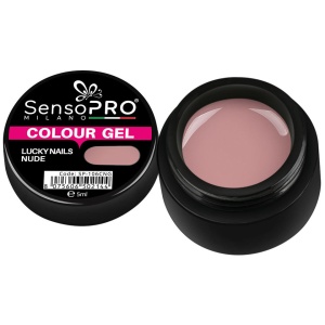Gel UV Colorat SensoPRO Milano Lucky Nails, Nude 5ml