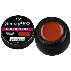 Gel UV Colorat SensoPRO Milano Orange Caramel, 5ml