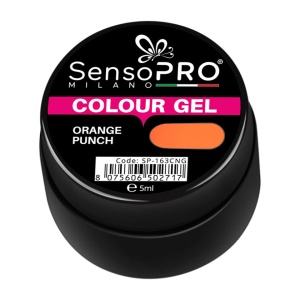 Gel UV Colorat SensoPRO Milano Orange Punch, 5ml - Img 2