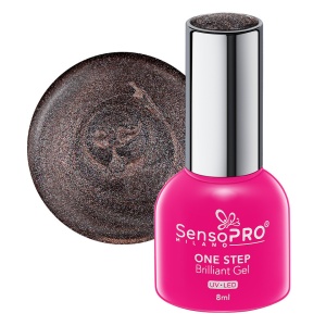 Oja Semipermanenta One Step Brilliant Gel SensoPRO Milano, 86 Golden Cooper, 8ml