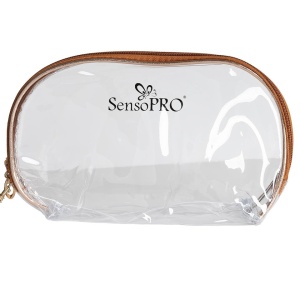 Portfard Travel SensoPRO Holiday, Transparent & Gold, set 3 buc - Img 2