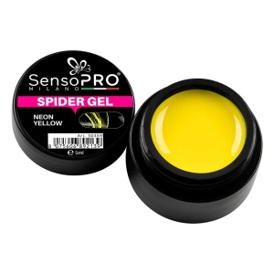 Spider Gel Neon Yellow, 5 ml - SensoPRO - Img 2