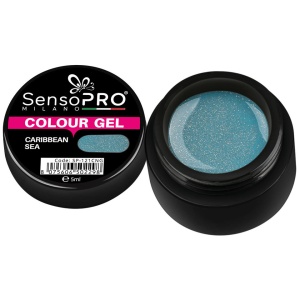 Gel UV Colorat SensoPRO Milano, Caribbean Sea, 5ml