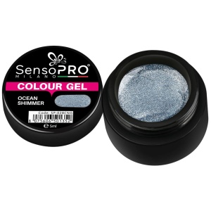 Gel UV Colorat SensoPRO Milano, Ocean Shimmer, 5ml