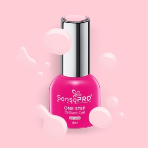 Oja Semipermanenta One Step Brilliant Gel SensoPRO Milano, 32 Rose Empire, 8ml - Img 2