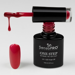 Oja Semipermanenta One Step SensoPRO Milano #014 Red Apple, 10ml - Img 2