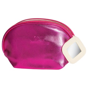 Portfard Travel SensoPRO Fiesta, Transparent & Fuchsia, set 2 buc - Img 4