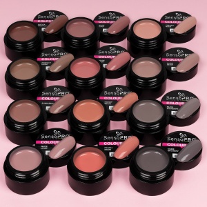 Set 12 Geluri UV Colorate SensoPRO Milano, Nude Temptation Collection - Img 3