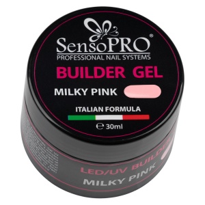 Gel Camuflaj Unghii SensoPRO Milano - Milky Pink, 30ml - Img 2