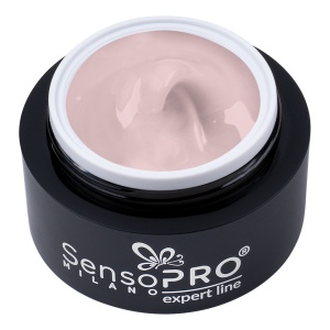 Gel Constructie Unghii Expert Line SensoPRO Milano 15ml, Nude Rose