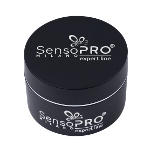 Gel Constructie Unghii Expert Line SensoPRO Milano 30ml, Clear - Img 3