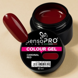 Gel UV Colorat SensoPRO Milano Cardinal Red, 5ml - Img 3