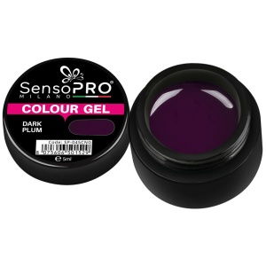 Gel UV Colorat SensoPRO Milano Dark Plum, 5ml