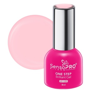 Oja Semipermanenta One Step Brilliant Gel SensoPRO Milano, 32 Rose Empire, 8ml