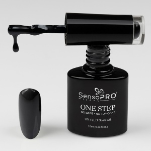 Oja Semipermanenta One Step SensoPRO Milano #003 Infinite Black, 10ml - Img 2
