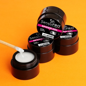 Spider Gel Pure White, 5 ml - SensoPRO Milano - Img 5
