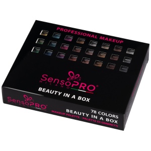 Trusa Machiaj Multifunctionala SensoPRO Milano cu 78 de Culori Beauty in a Box - Img 2