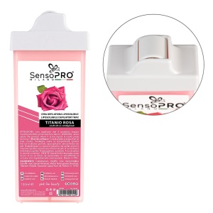 Ceara Epilat Unica Folosinta SensoPRO Milano, Rezerva Titanio Rosa 100ml, Aplicator Ingust - Img 2