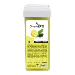 Ceara Epilat Unica Folosinta SensoPRO, Rezerva Green Tea si Lemon 100ml