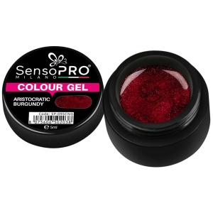 Gel UV Colorat SensoPRO Milano, Aristocratic Burgundy, 5ml