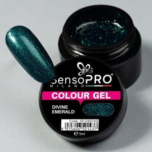 Gel UV Colorat SensoPRO Milano, Divine Emerald, 5ml - Img 3