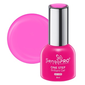 Oja Semipermanenta One Step Brilliant Gel SensoPRO Milano, 120 Orchid Party, 8ml