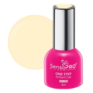 Oja Semipermanenta One Step Brilliant Gel SensoPRO Milano, 49 Millenial Cashmere, 8ml