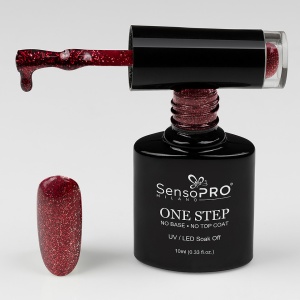 Oja Semipermanenta One Step SensoPRO Milano #005 Red Art, 10ml - Img 2