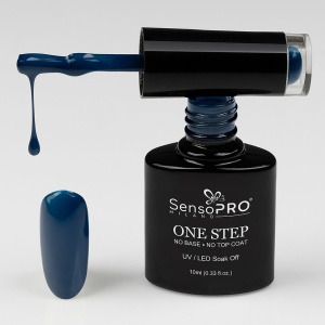 Oja Semipermanenta One Step SensoPRO Milano #034 Dark Blue, 10ml - Img 2